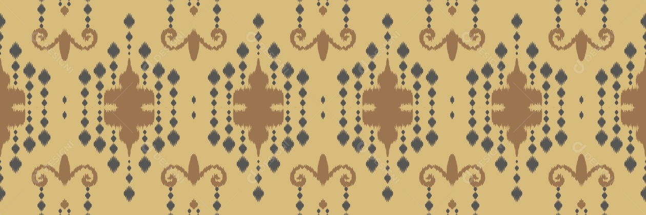 Padrão Tribal Tradicional Ilustração Vetor EPS