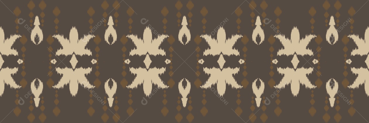 Padrão Tribal Tradicional Ilustração Vetor EPS