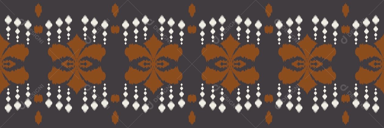 Padrão Tribal Tradicional Ilustração Vetor EPS