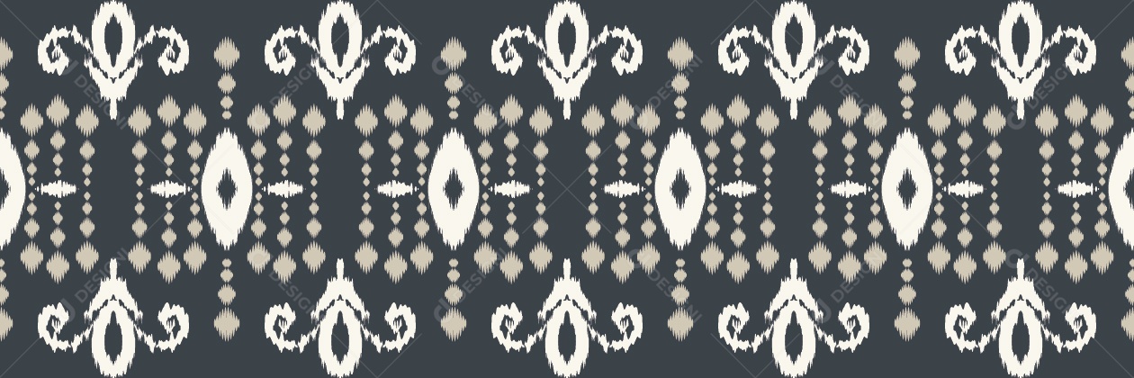 Padrão Tribal Tradicional Ilustração Vetor EPS