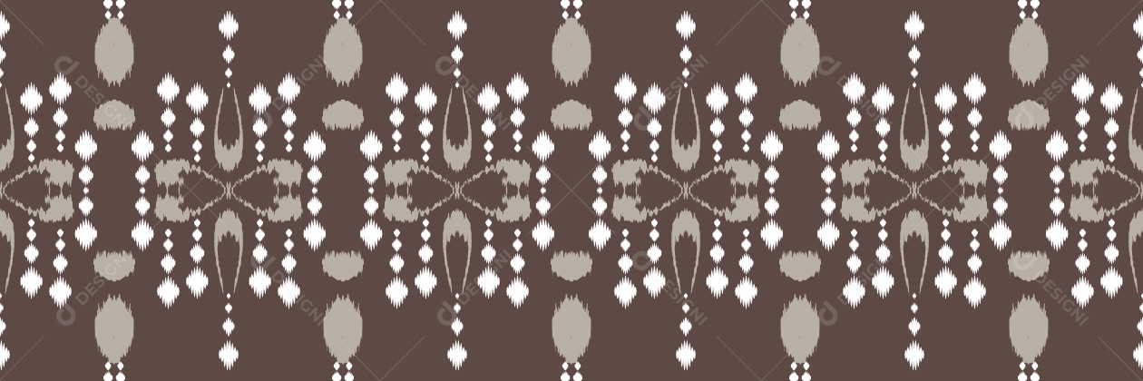 Padrão Tribal Tradicional Ilustração Vetor EPS