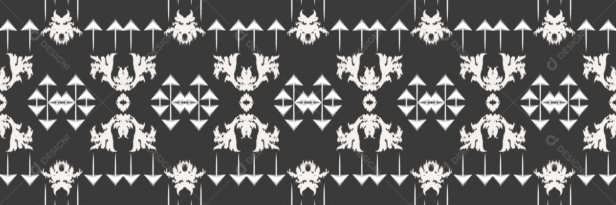 Padrão Tribal Tradicional Ilustração Vetor EPS