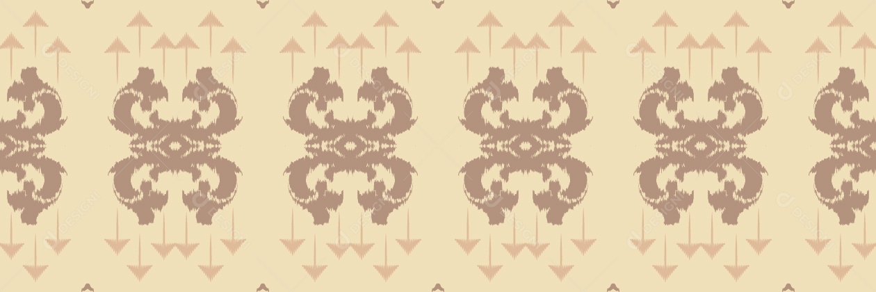 Padrão Tribal Tradicional Ilustração Vetor EPS