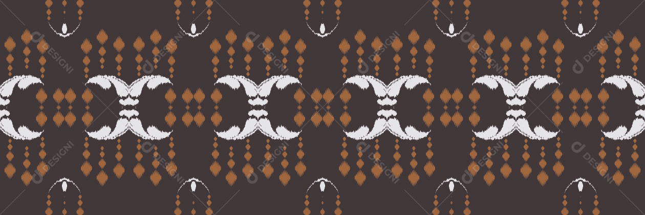 Padrão Tribal Tradicional Ilustração Vetor EPS