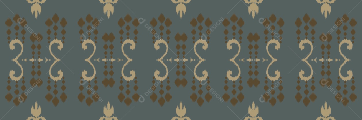 Padrão Tribal Tradicional Ilustração Vetor EPS