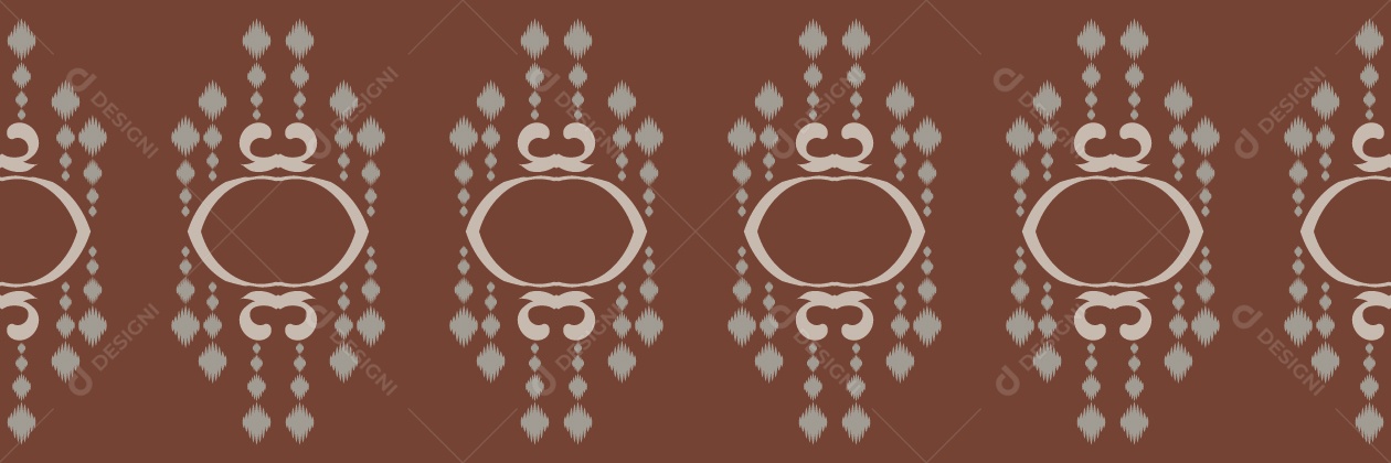 Padrão Tribal Tradicional Ilustração Vetor EPS