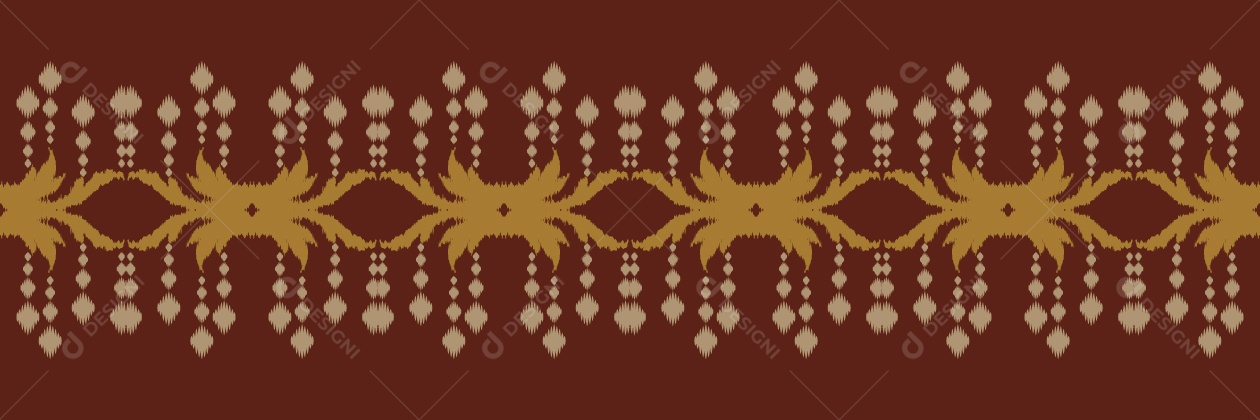 Padrão Tribal Tradicional Ilustração Vetor EPS