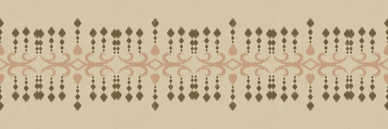 Padrão Tribal Tradicional Ilustração Vetor EPS