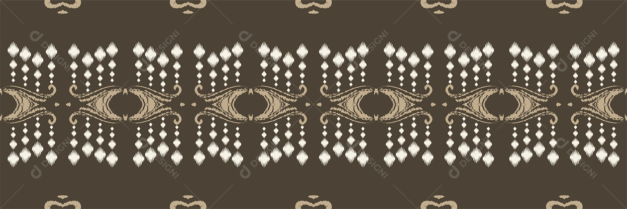 Padrão Tribal Tradicional Ilustração Vetor EPS