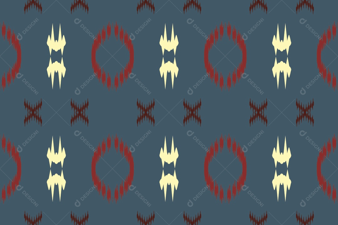 Padrão Tribal Tradicional Ilustração Vetor EPS