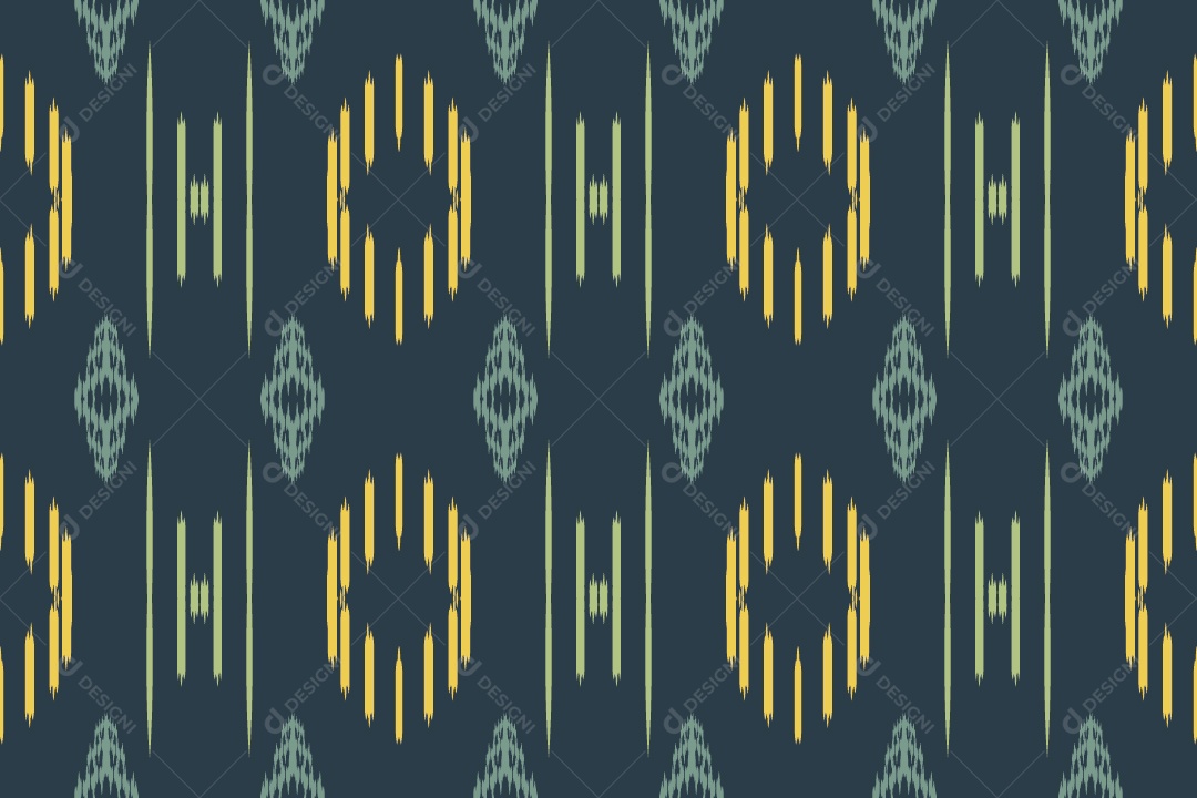 Padrão Tribal Tradicional Ilustração Vetor EPS