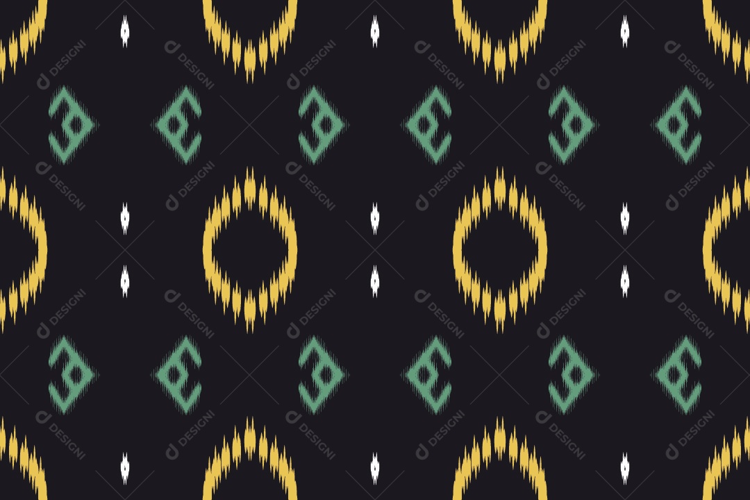 Padrão Tribal Tradicional Ilustração Vetor EPS