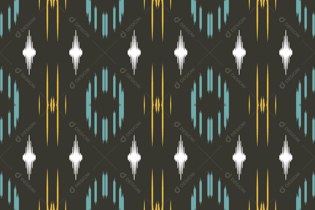 Padrão Tribal Tradicional Ilustração Vetor EPS