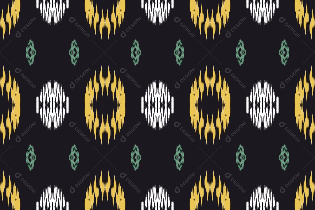 Padrão Tribal Tradicional Ilustração Vetor EPS