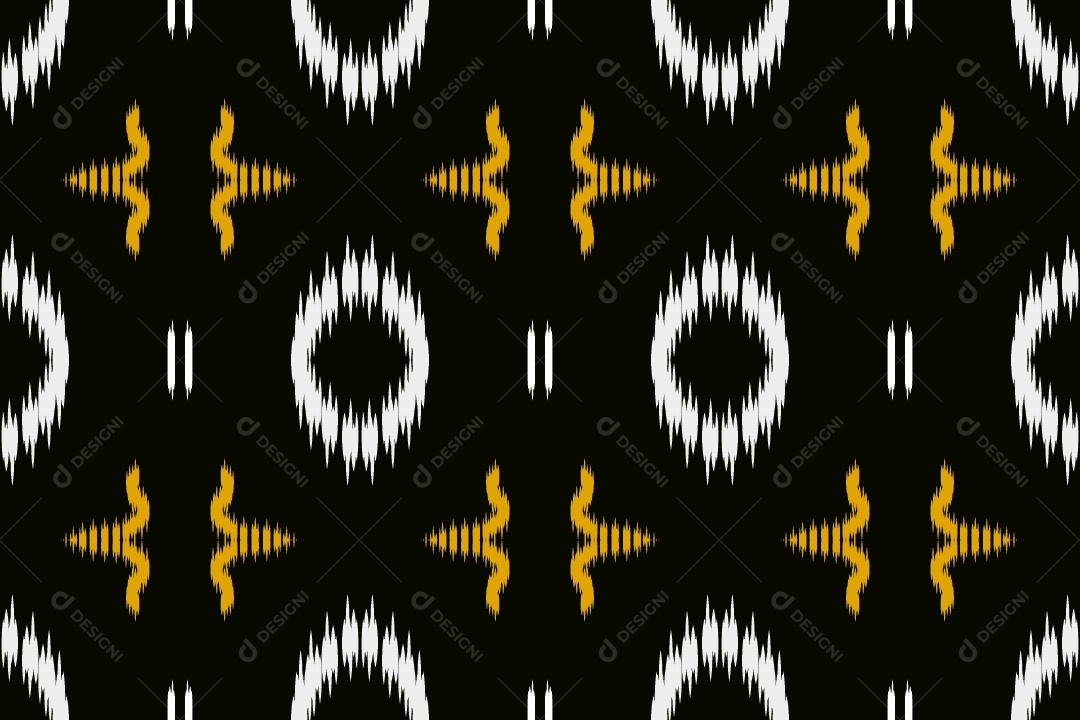 Padrão Tribal Tradicional Ilustração Vetor EPS