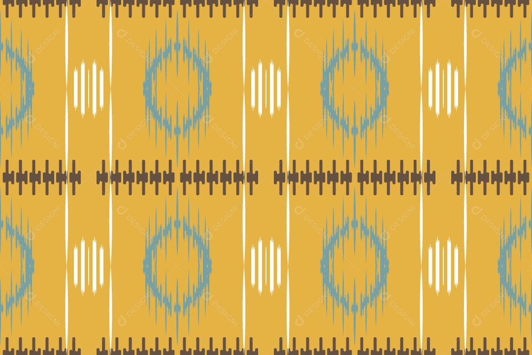 Padrão Tribal Tradicional Ilustração Vetor EPS