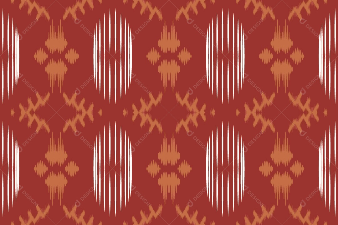 Padrão Tribal Tradicional Ilustração Vetor EPS