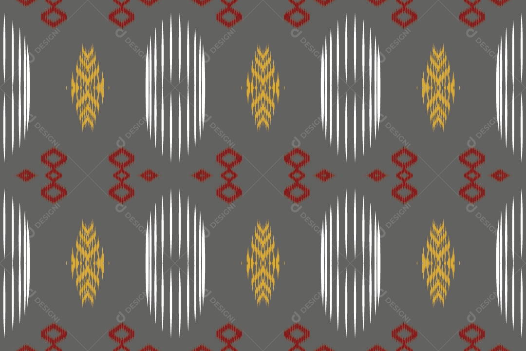 Padrão Tribal Tradicional Ilustração Vetor EPS