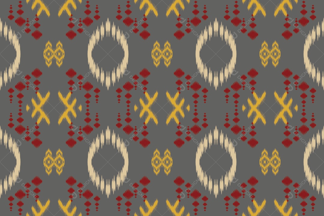 Padrão Tribal Tradicional Ilustração Vetor EPS