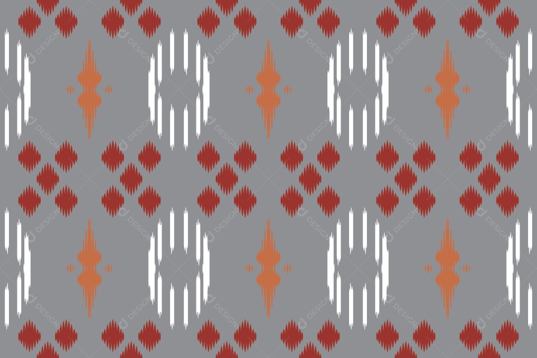 Padrão Tribal Tradicional Ilustração Vetor EPS