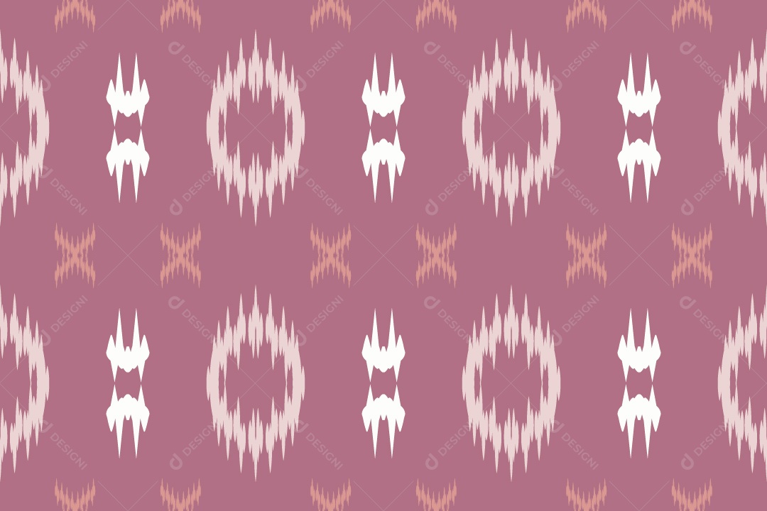 Padrão Tribal Tradicional Ilustração Vetor EPS