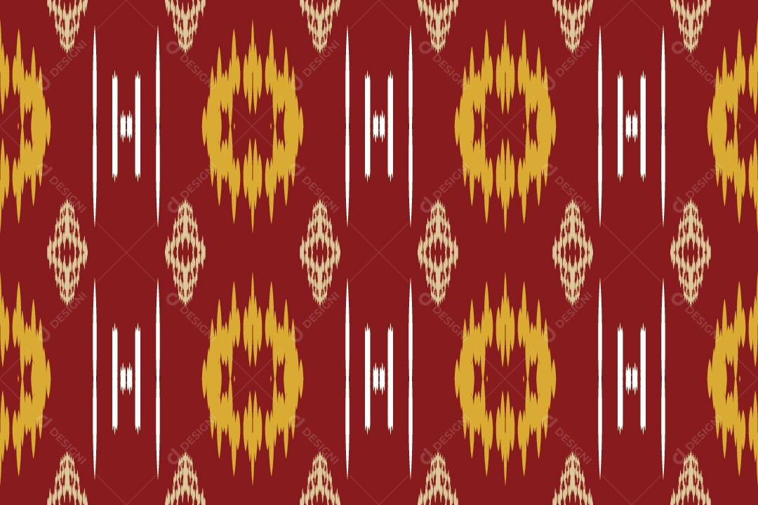 Padrão Tribal Tradicional Ilustração Vetor EPS