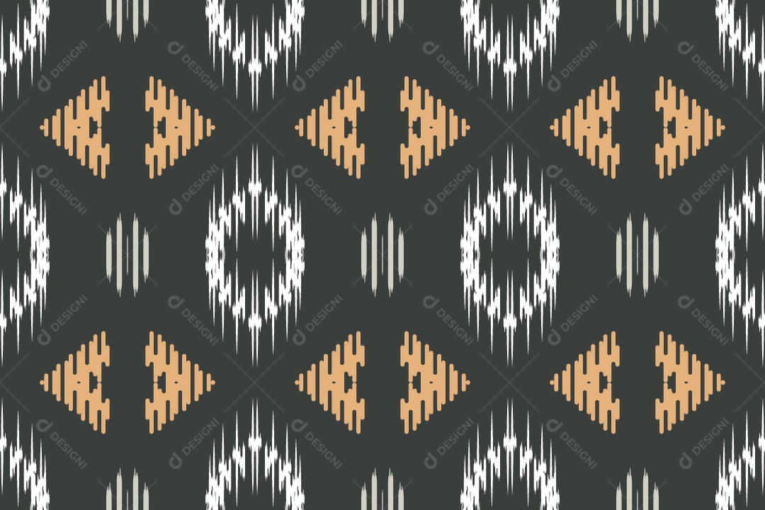 Padrão Tribal Tradicional Ilustração Vetor EPS