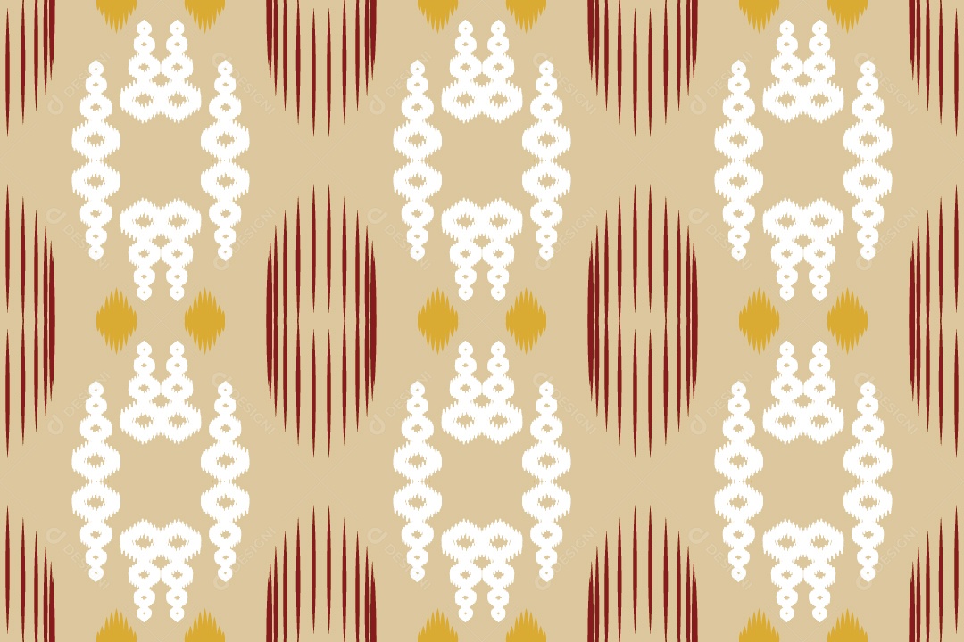 Padrão Tribal Tradicional Ilustração Vetor EPS