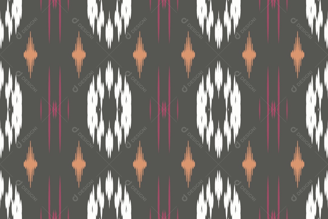 Padrão Tribal Tradicional Ilustração Vetor EPS