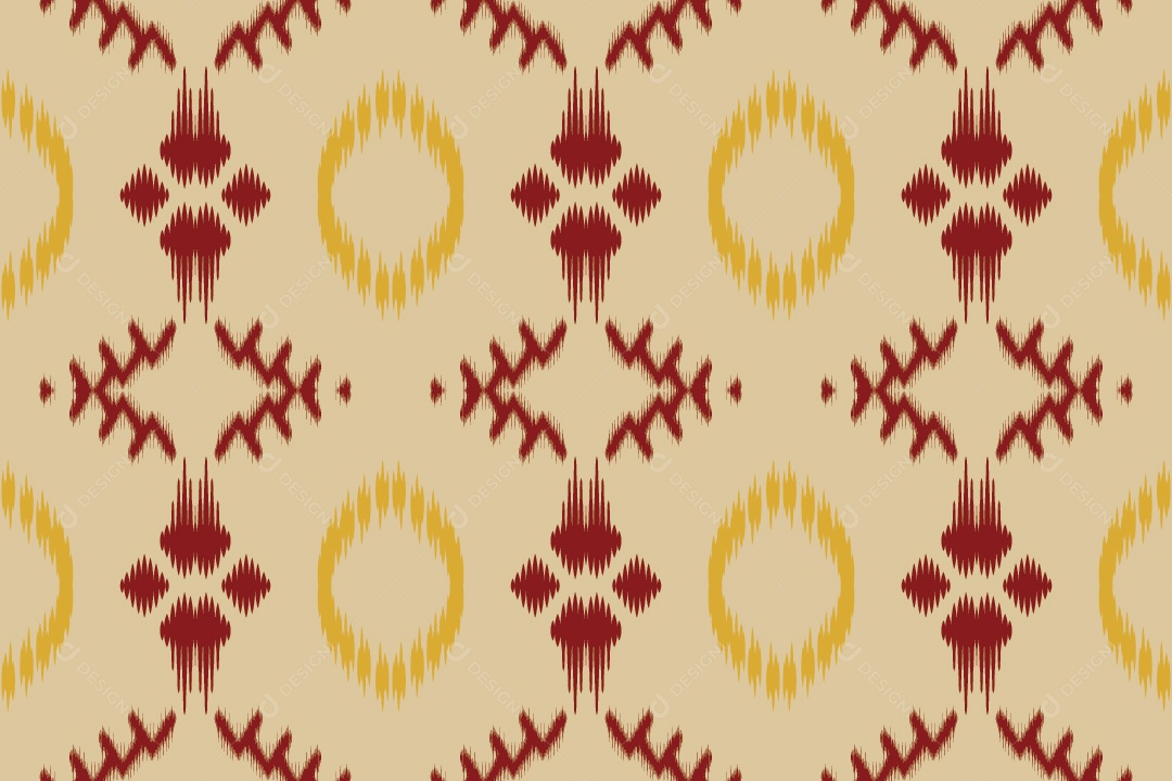 Padrão Tribal Tradicional Ilustração Vetor EPS