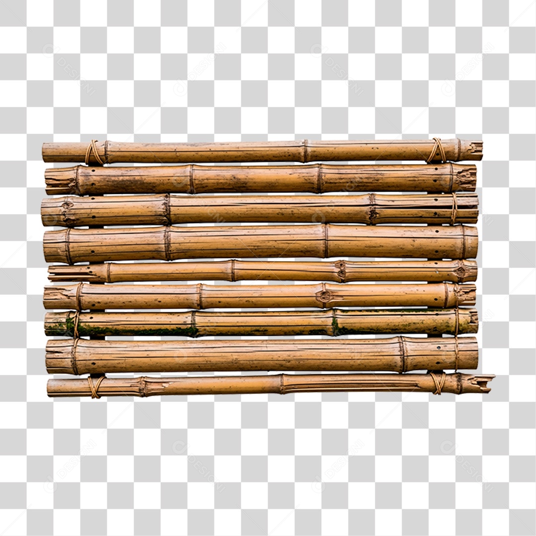 Placa de Bambu PNG Transparente