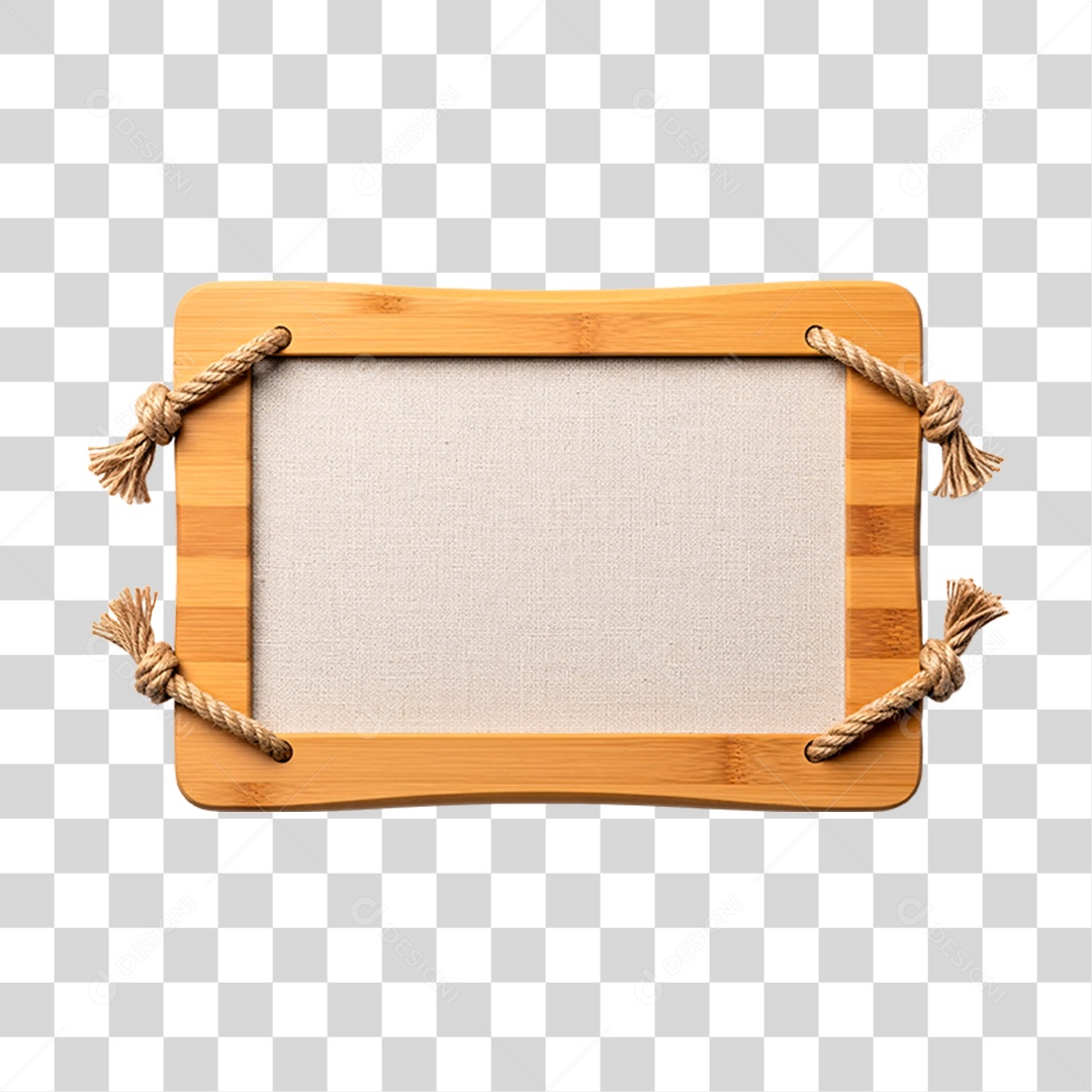 Placa de Madeira PNG Transparente