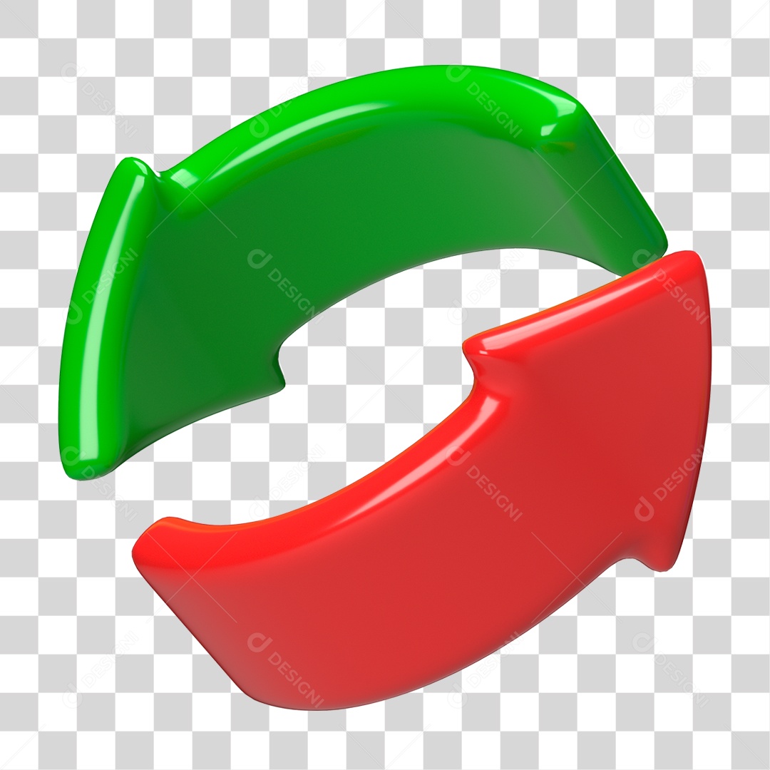 Elemento 3D Seta Gráficos PNG Transparente