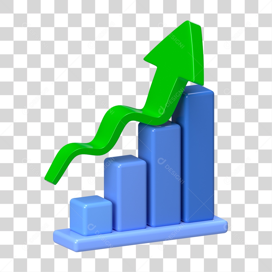 Elemento 3D Seta Gráficos PNG Transparente