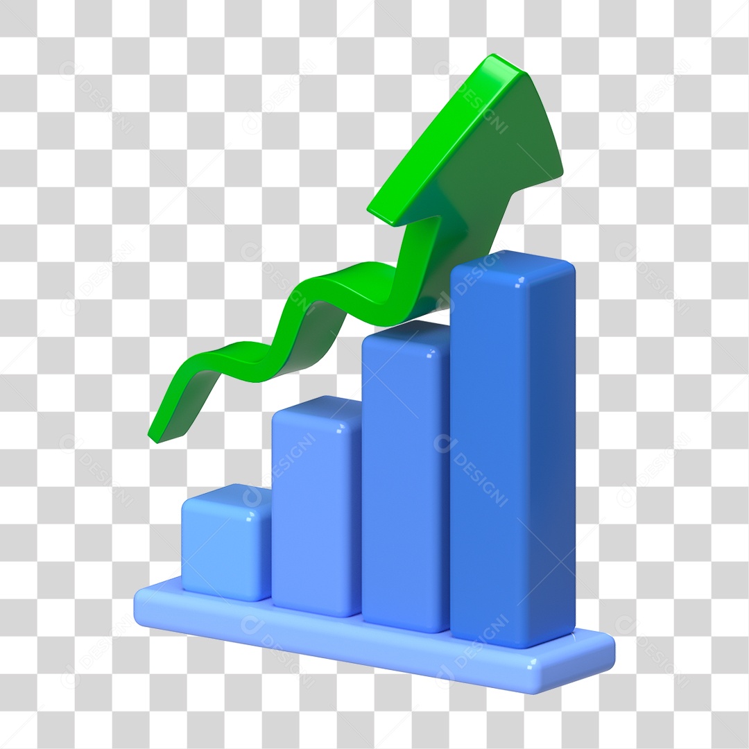 Elemento 3D Seta Gráficos PNG Transparente