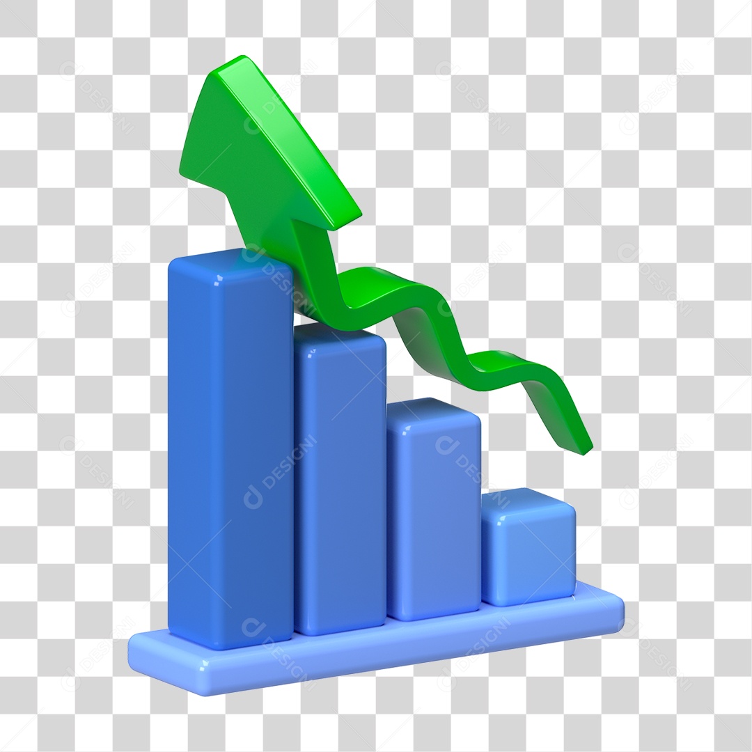 Elemento 3D Seta Gráficos PNG Transparente