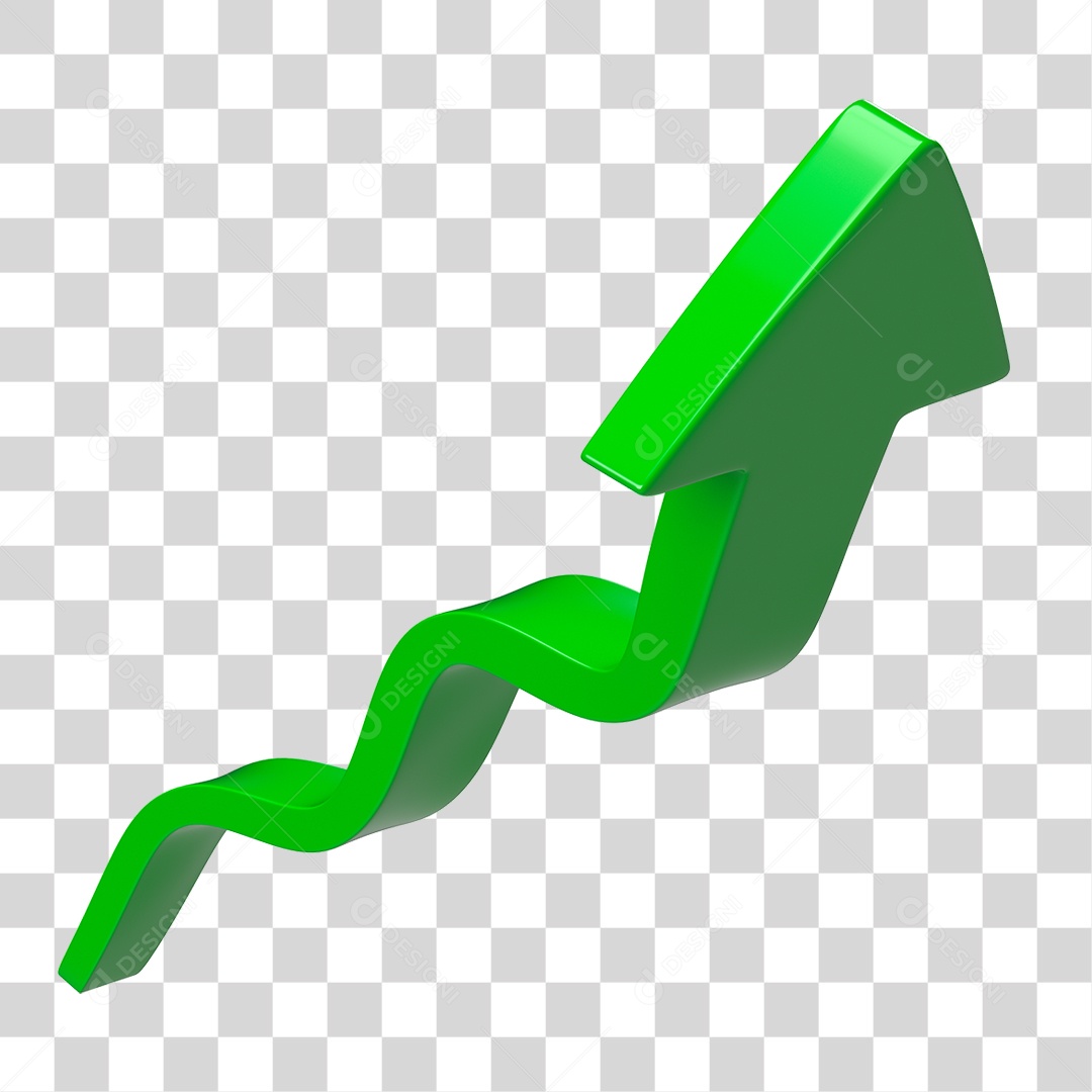 Elemento 3D Seta Gráficos PNG Transparente