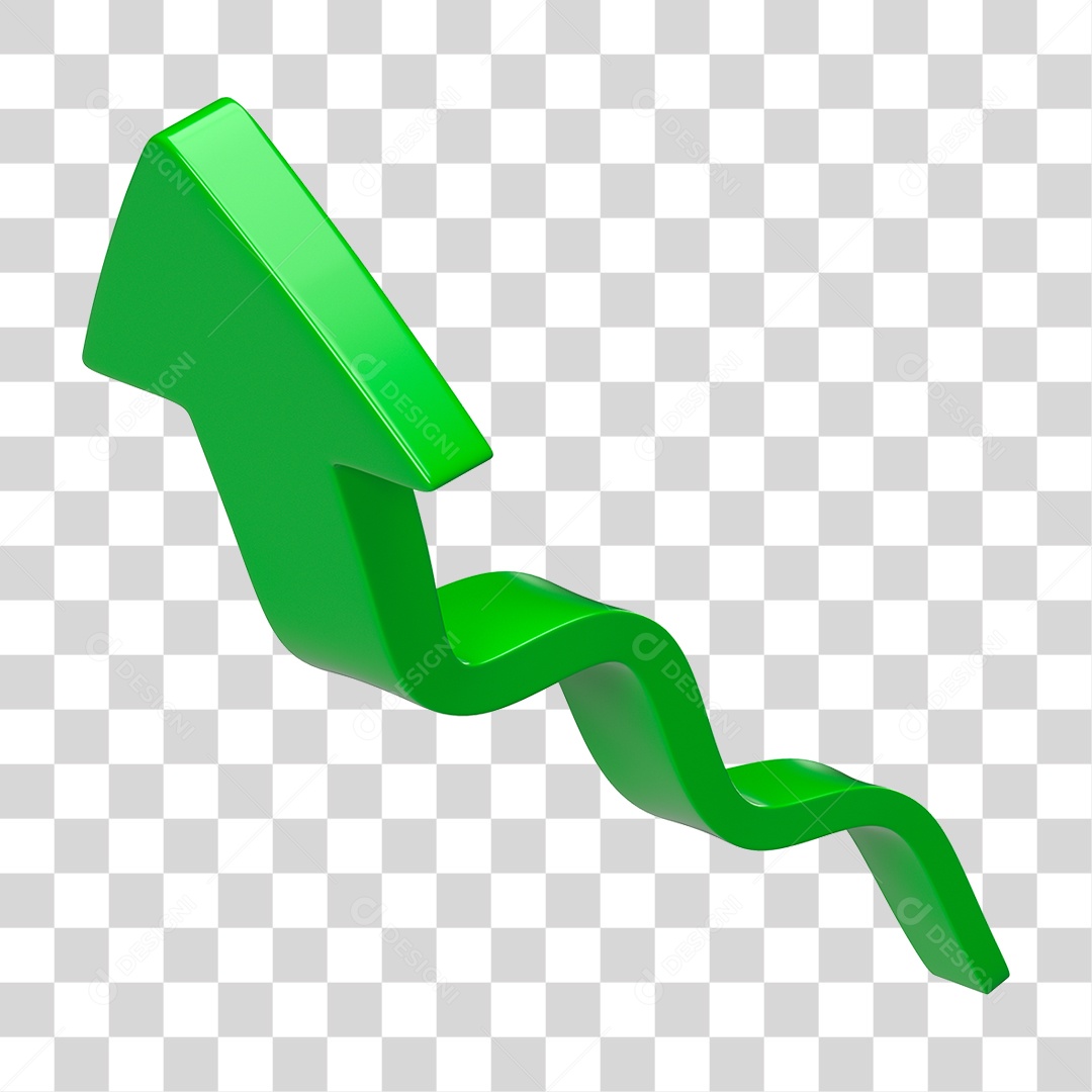 Elemento 3D Seta Gráficos PNG Transparente