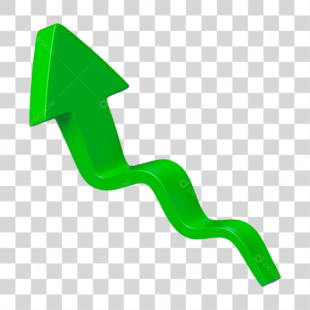 Elemento 3D Seta Gráficos PNG Transparente