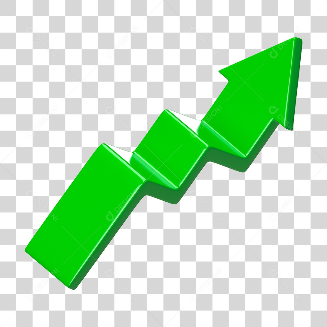 Elemento 3D Seta Gráficos PNG Transparente