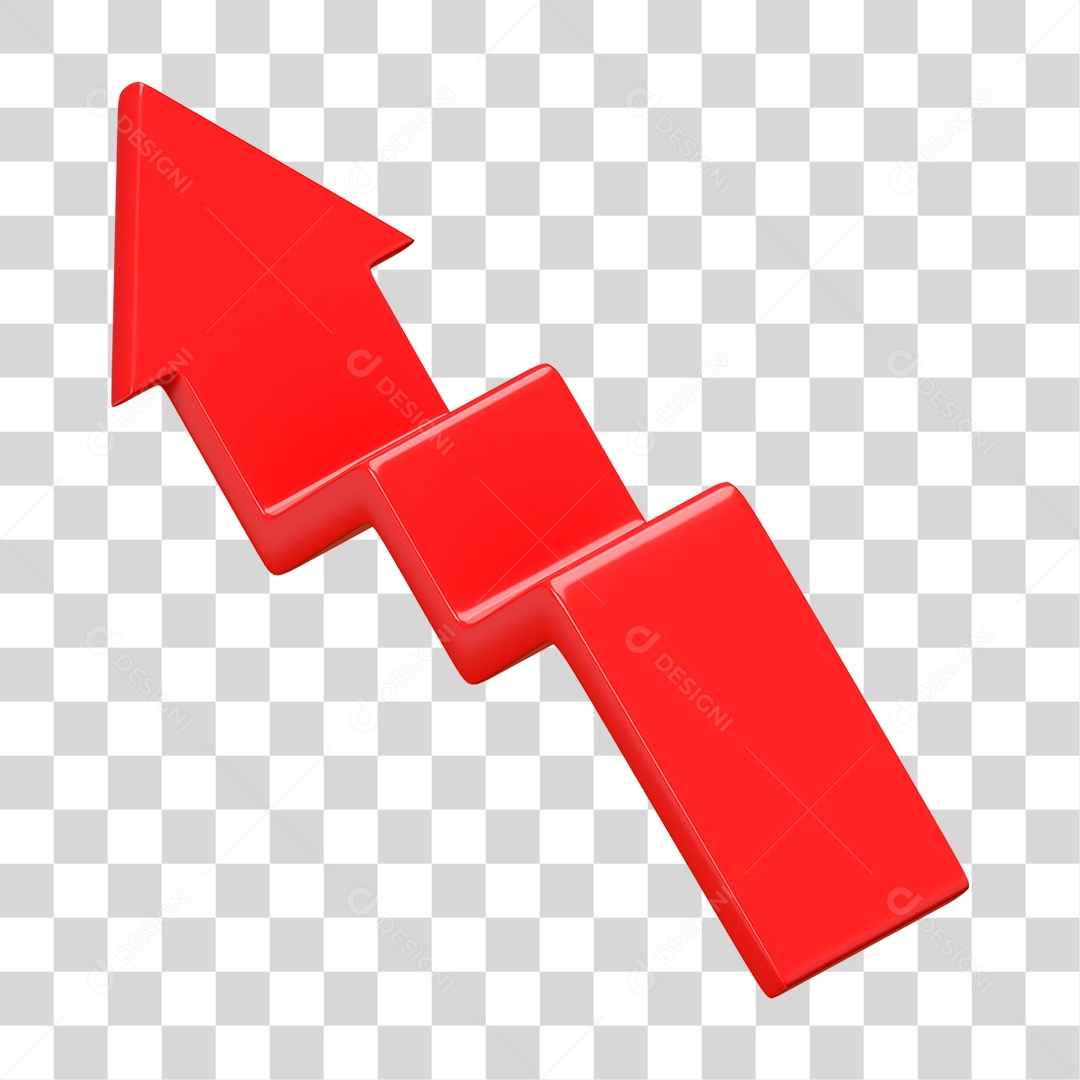 Elemento 3D Seta Gráficos PNG Transparente