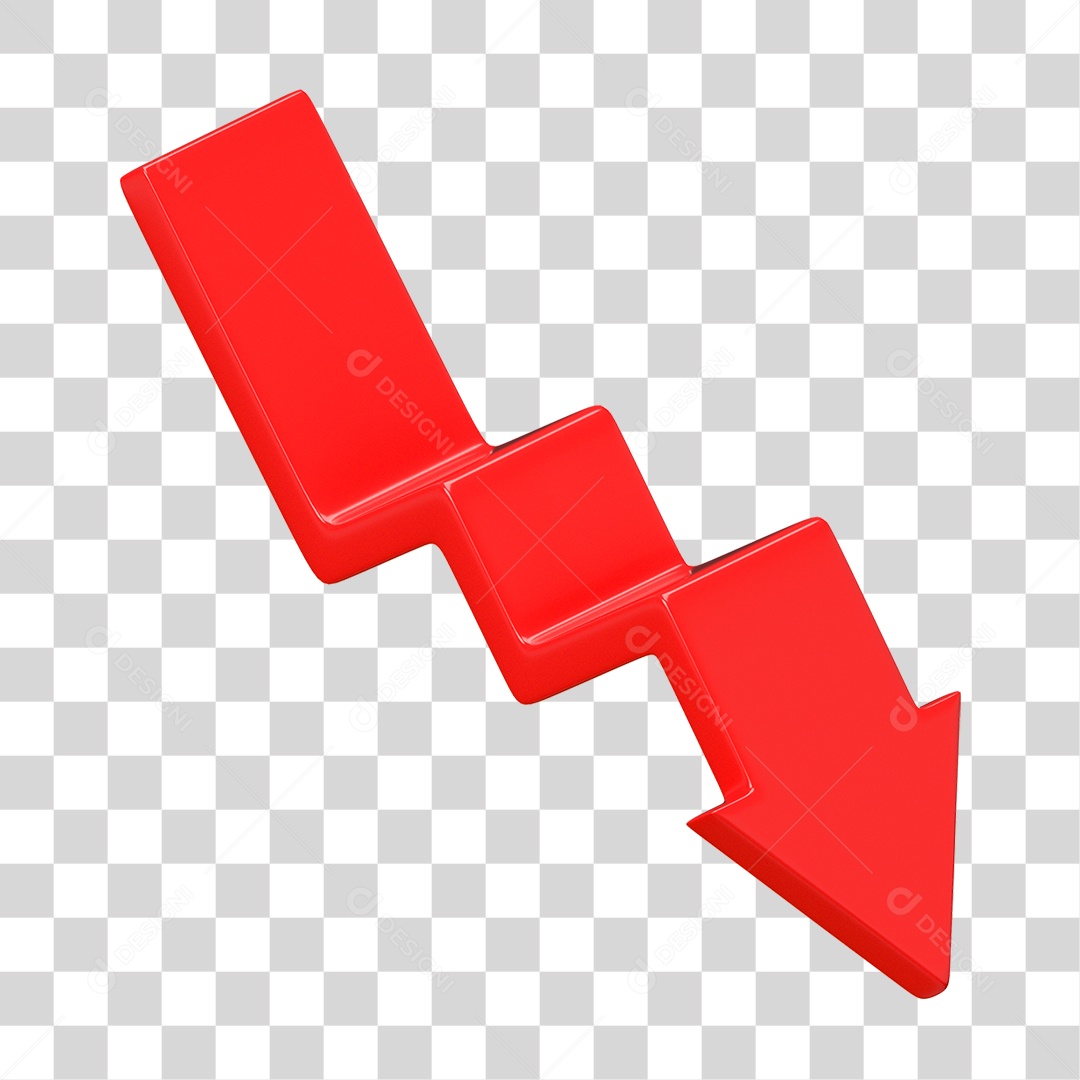 Elemento 3D Seta Gráficos PNG Transparente