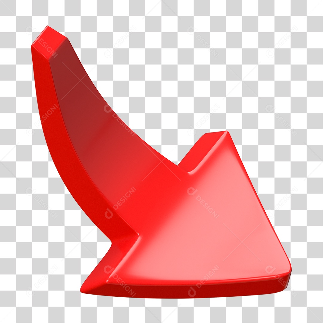 Elemento 3D Seta Gráficos PNG Transparente