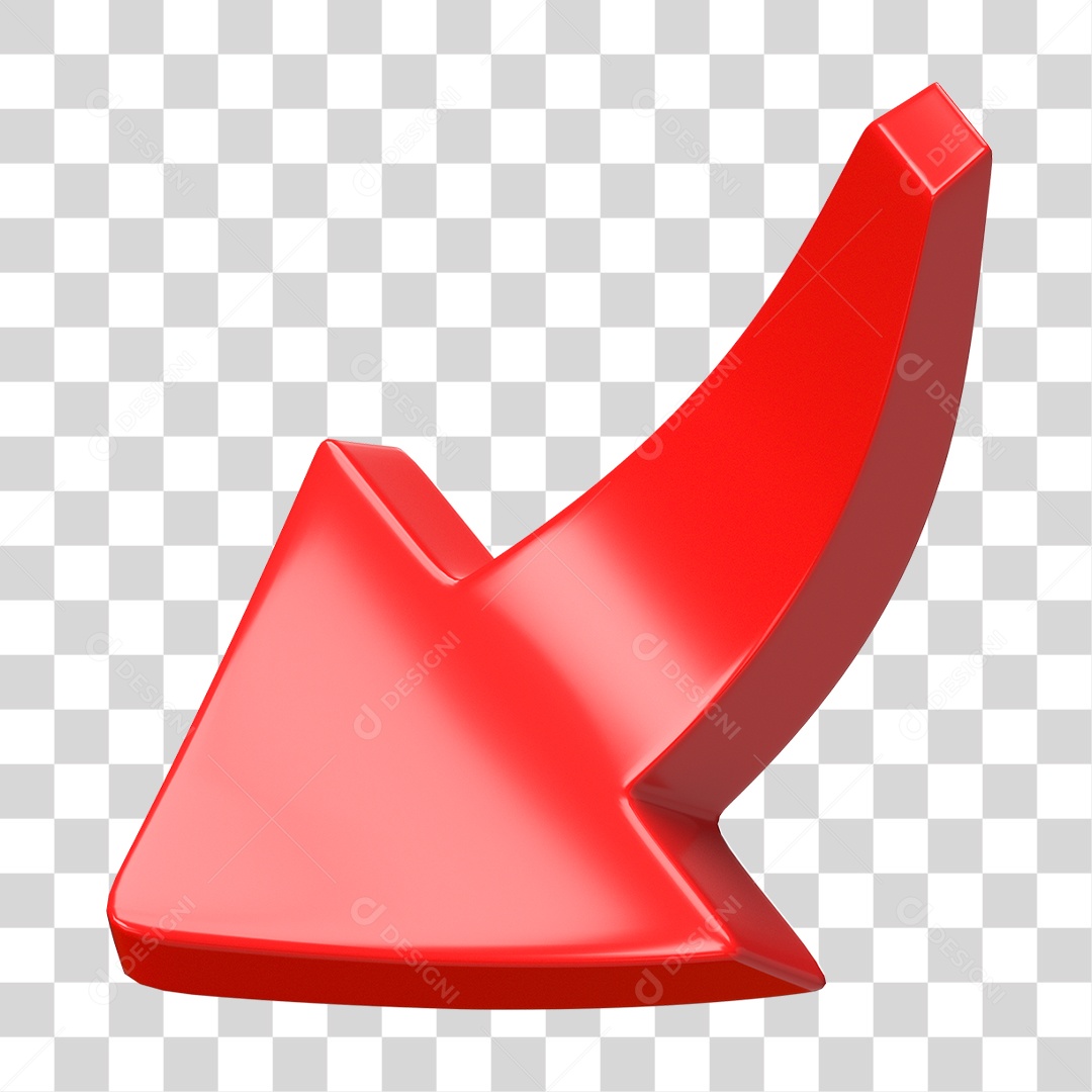 Elemento 3D Seta Gráficos PNG Transparente