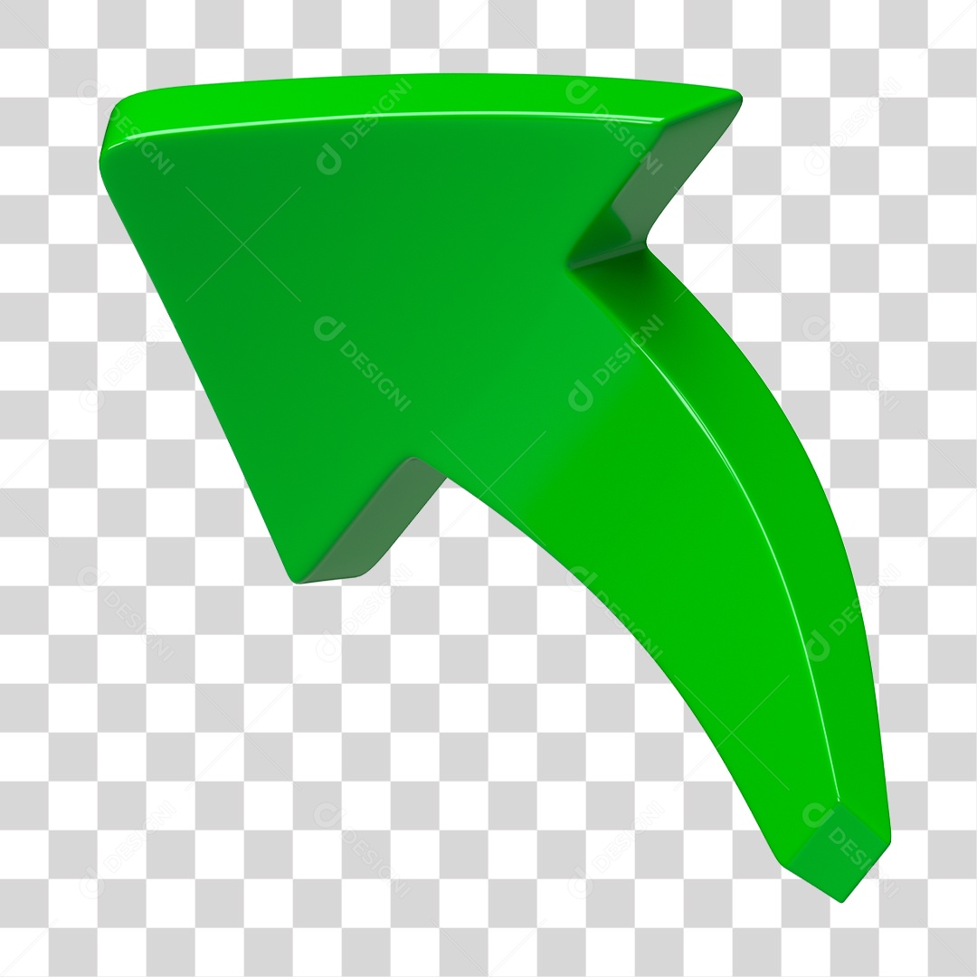 Elemento 3D Seta Gráficos PNG Transparente