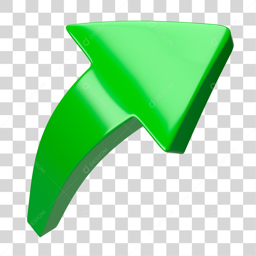 Elemento 3D Seta Gráficos PNG Transparente