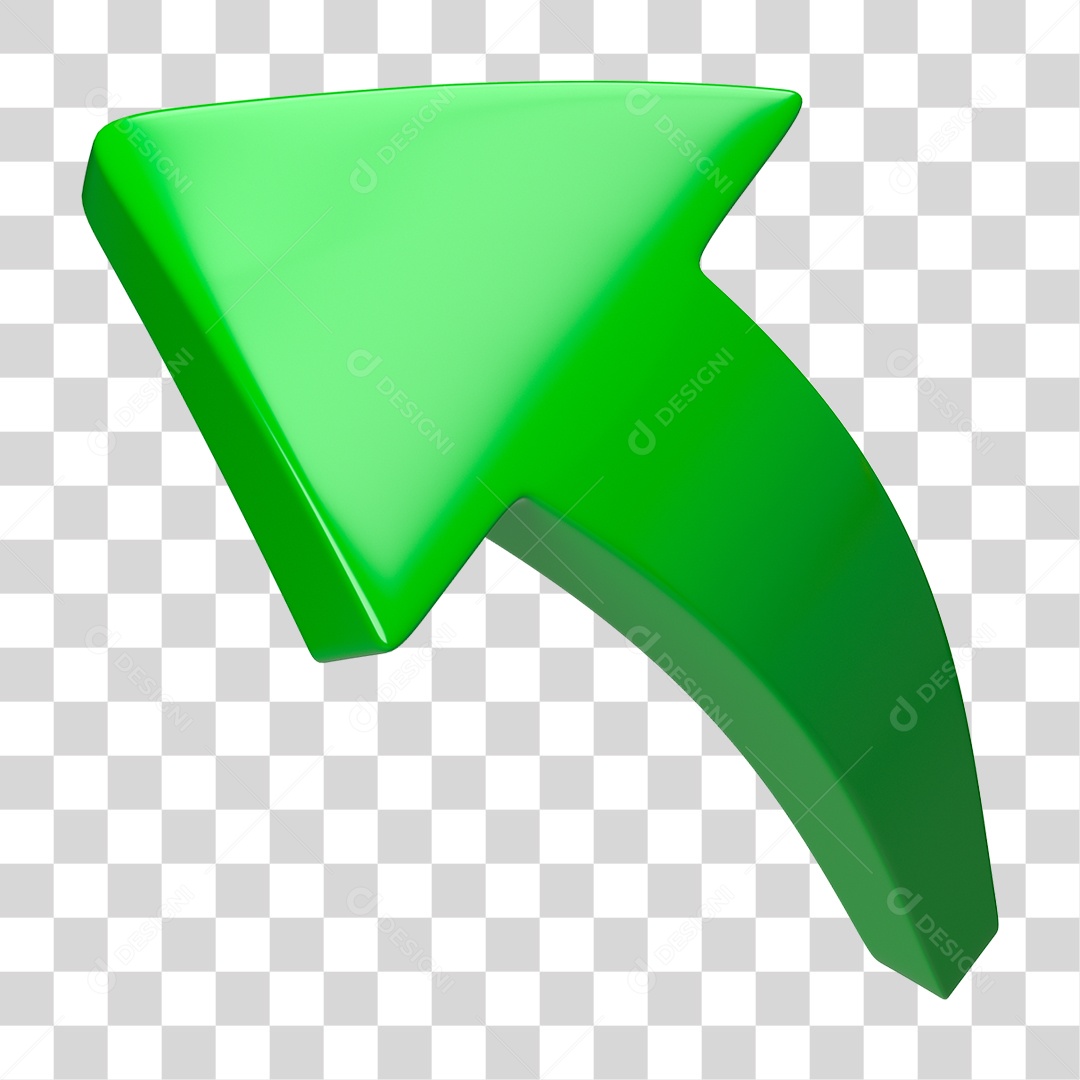 Elemento 3D Seta Gráficos PNG Transparente