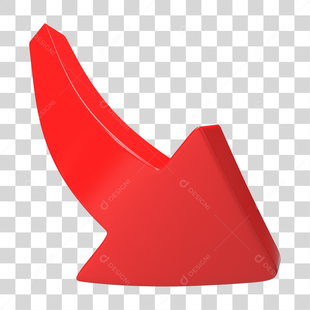 Elemento 3D Seta Gráficos PNG Transparente