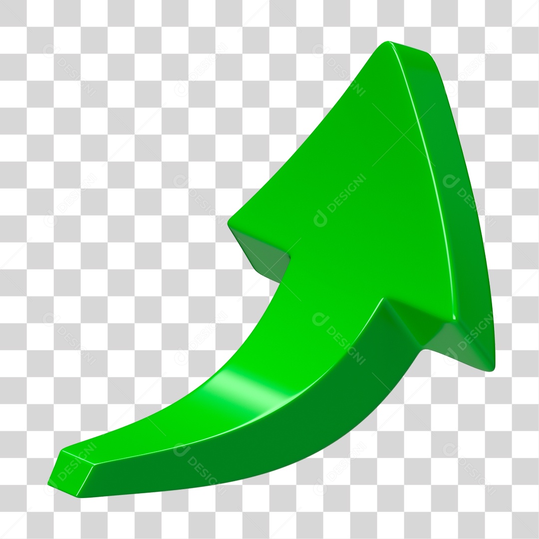 Elemento 3D Seta Gráficos PNG Transparente