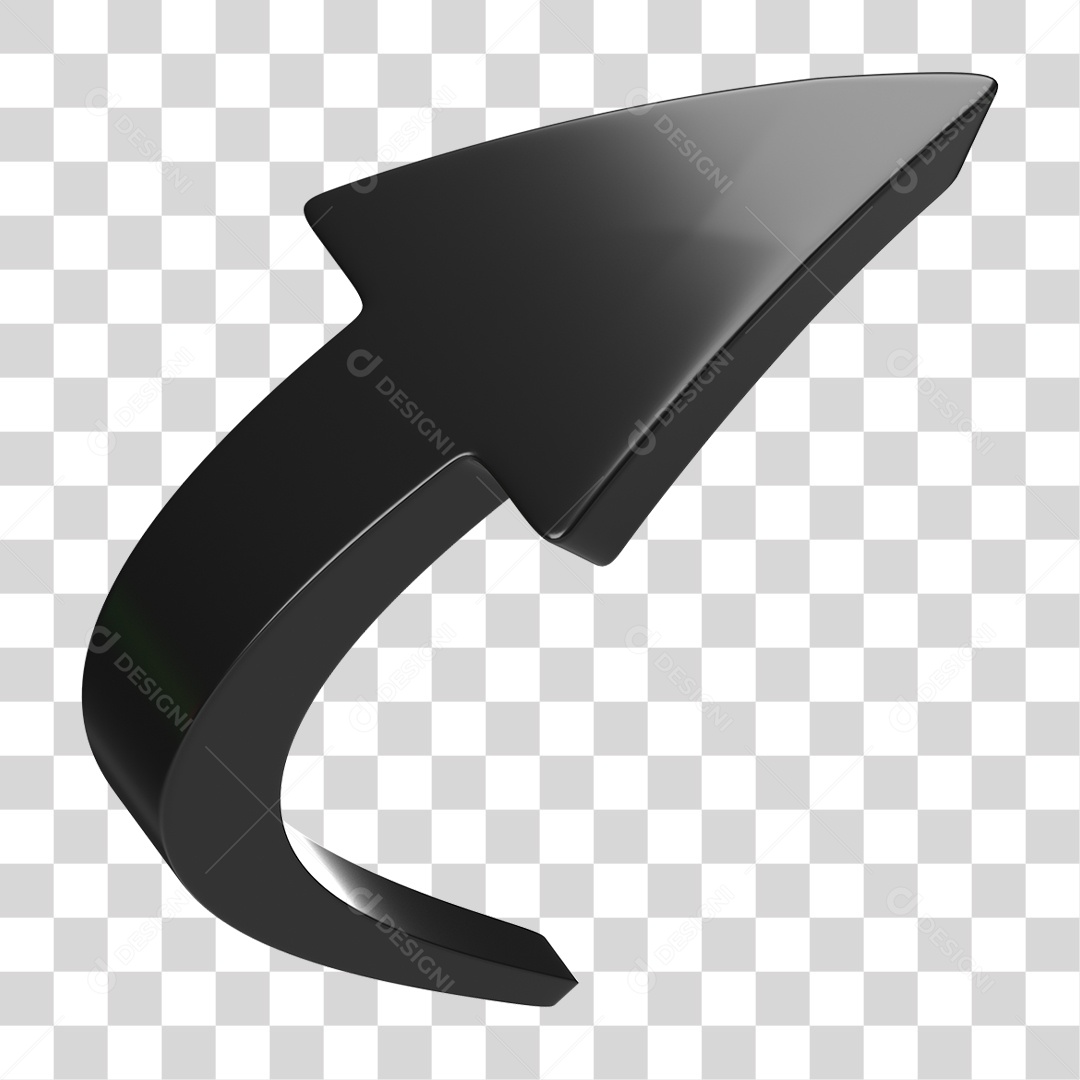 Elemento 3D Seta Gráficos PNG Transparente
